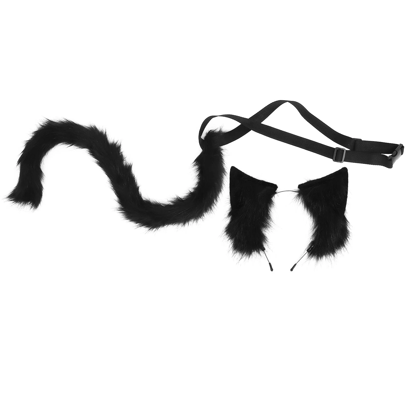 

Animal Cosplay Prop Party Supplies Cat Ears Headband Dress Hair Bands Tail Props Hairband