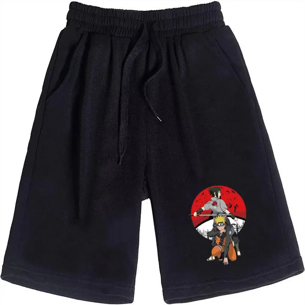 

2023 New Printed Summer Men's Casual Loose Five-point Pants Naruto NARUTO Fashion Trend Sports Shorts Men