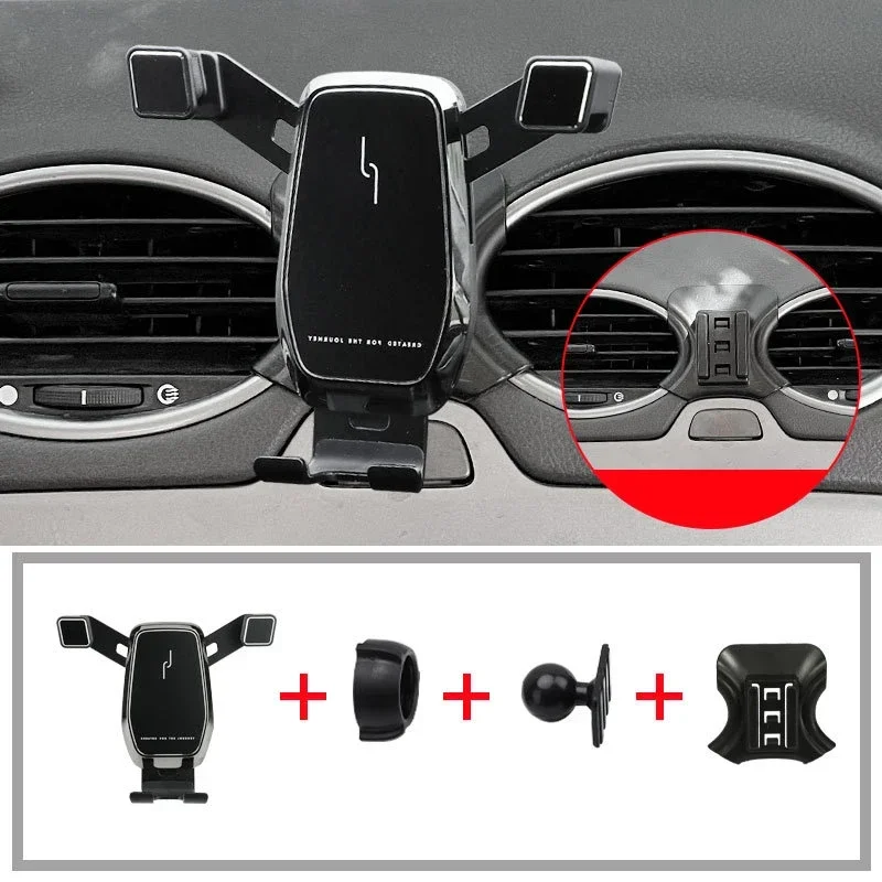 

Для Ford Focus MK2 2005-2011 Автомобильный Стайлинг держатель мобильного телефона крепление на вентиляционное отверстие гравитационный кронштейн подставка авто модифицированные аксессуары