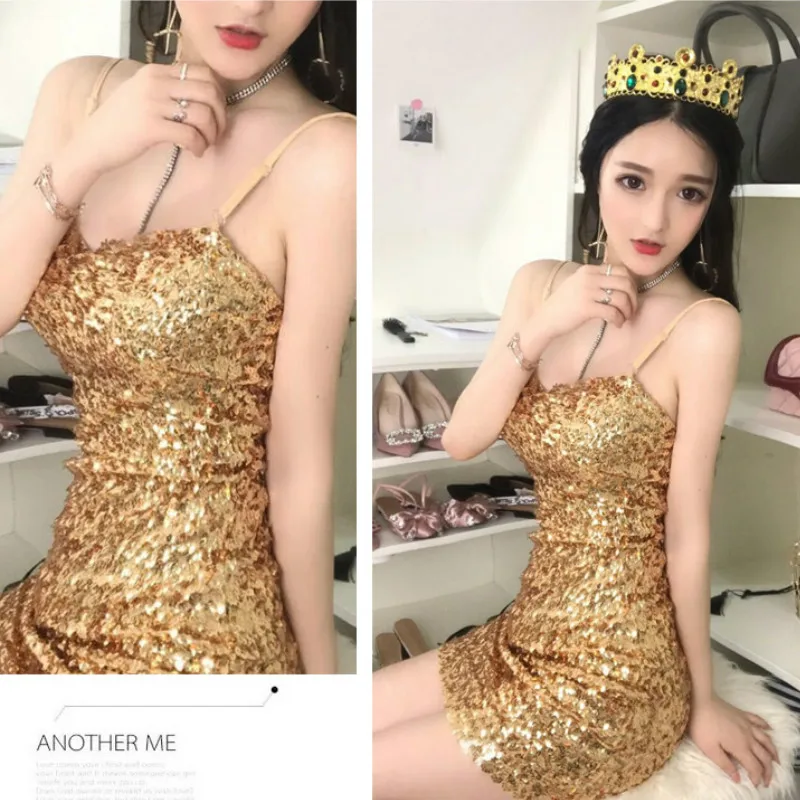 Женское блестящее мини-платье с блестками Серебряное платье-карандаш |