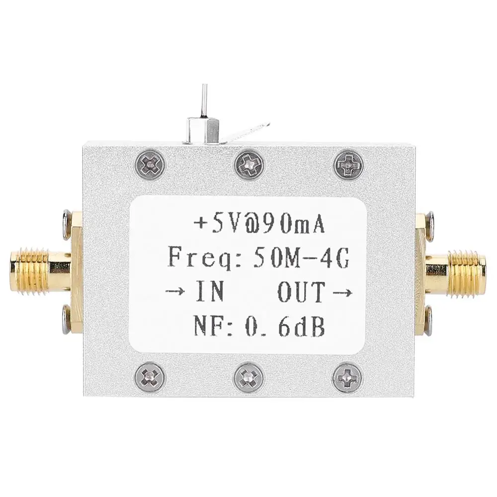 

RF Amplifier Low Noise Amplifier Ham Radio Module LNA 50M-4GHz NF=0.6dB RF FM HF VHF / UHF Ham Radio -110dBm