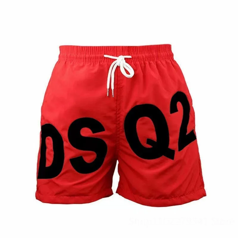 

Men Summer Beach Shorts Swimming Trunks Dsq2 Italian Brand Quick-drying Surf Swim Board Casual Shorts Pants Jogger Sweatpants