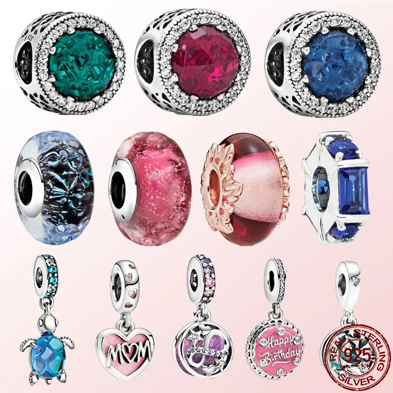 Hot Sale 100% 925 Sterling Silver Mermaid Fish CZ Charm Beads Fit Original Pandora Bracelet Pendants DIY Jewelry Making - купить по