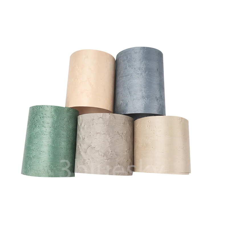 Натуральный древесный шпон окрашенный клен птичий глаз для мебели около 0 25 мм