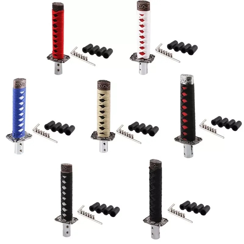 

Fashion 1 Set Universal Samurai Sword Vehicle Car Shift Knob Katana Metal