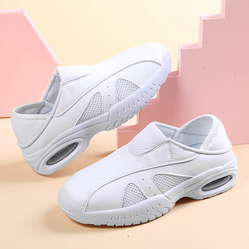 

New Walking Women Shoes High-quality Cushioning Air Cushion Sneakers Leisure Breathable Luxury Fashion Jogging Lace-up Light