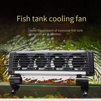 fish tank radiator clip on sitting fish tank electric fan small fish tank cooling artifact aquarium accessories dc12v