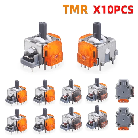 Комплект из 10 сменных джойстиков BIKLY TMR для DualSense PS5/PS4, Xbox Series X/S