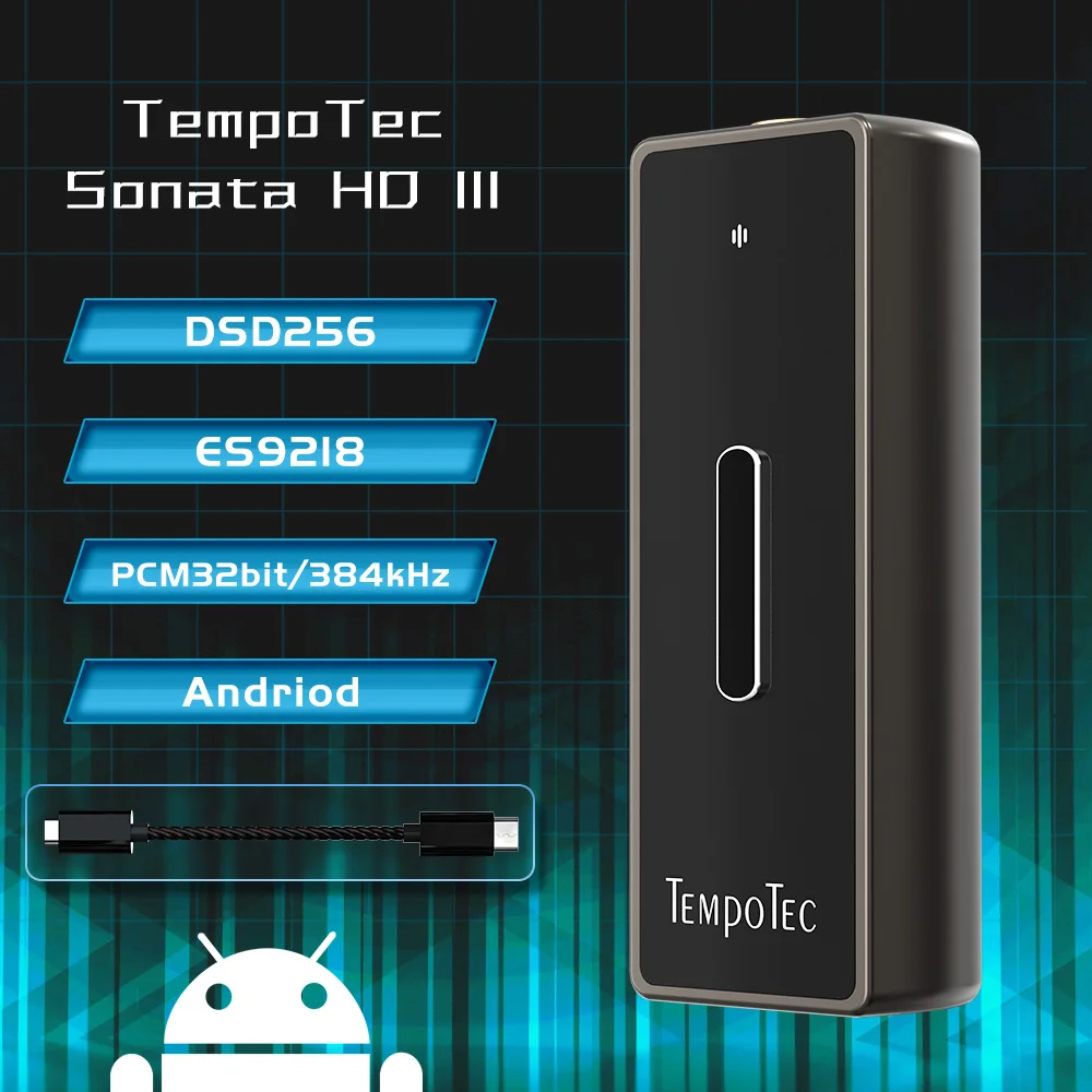 TempoTec Sonata HD III USB Type C To 3.5MM Headphone Amplifier HiFi USB DAC For Android/PC/MAC enlarge