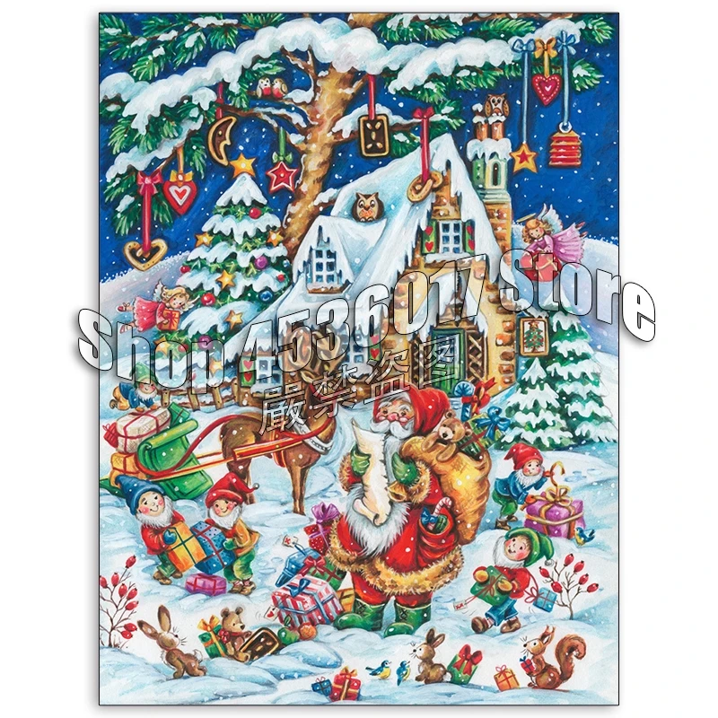 

Набор для алмазной вышивки «Дед Мороз»