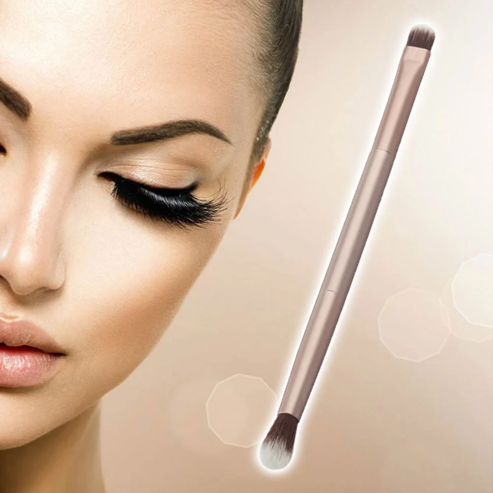 

Brush Makeup Eyeshadow Double Ended Head Brushes Woman Eyeliner Professional Applicator Fine Dual Kit Soft