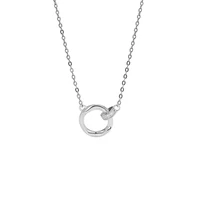 s925 sterling silver circle necklace light luxury jewelry clavicle chain girl ornaments girls party accessories