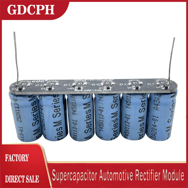 

1 комплект, автомобильный электронный выпрямитель Powerstor 15V1.5F, модуль 2.5V9F с суперконденсатором, вспомогательный резервный источник питания для транспортных средств