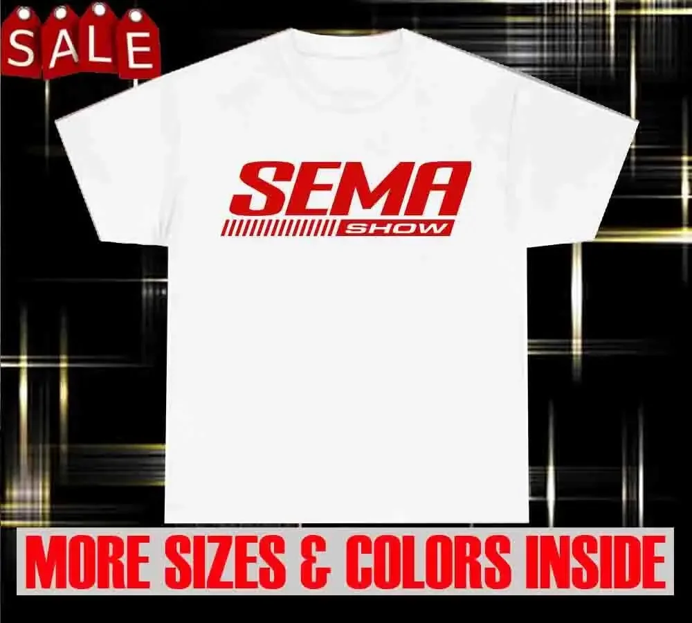 Новая мужская футболка с логотипом SEMA SHOW 2024 забавная размер S-5XL