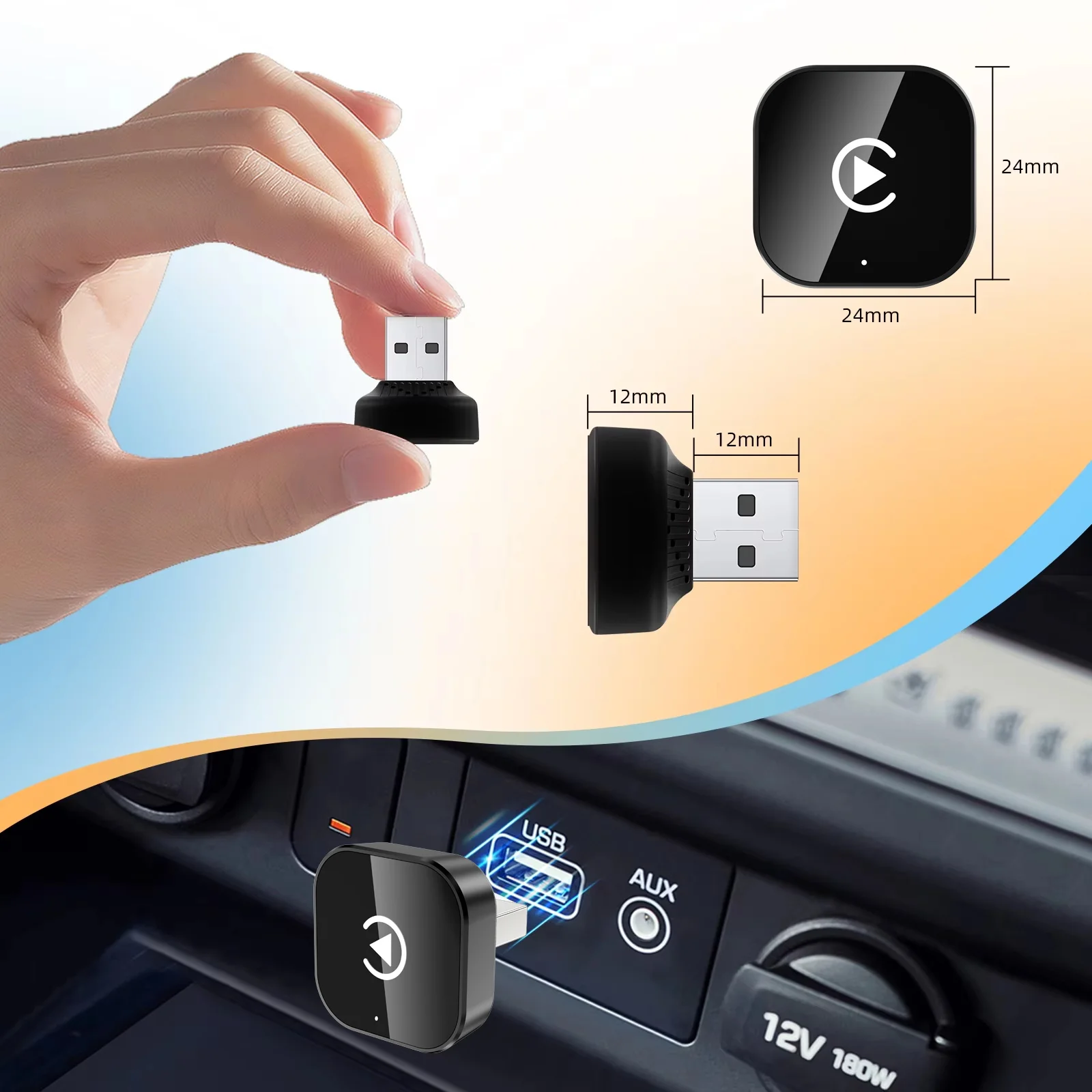 

Беспроводной Адаптер CarPlay И Android Auto 2026 Года Выпуска: Быстрое Автоматическое Подключение, Компактный