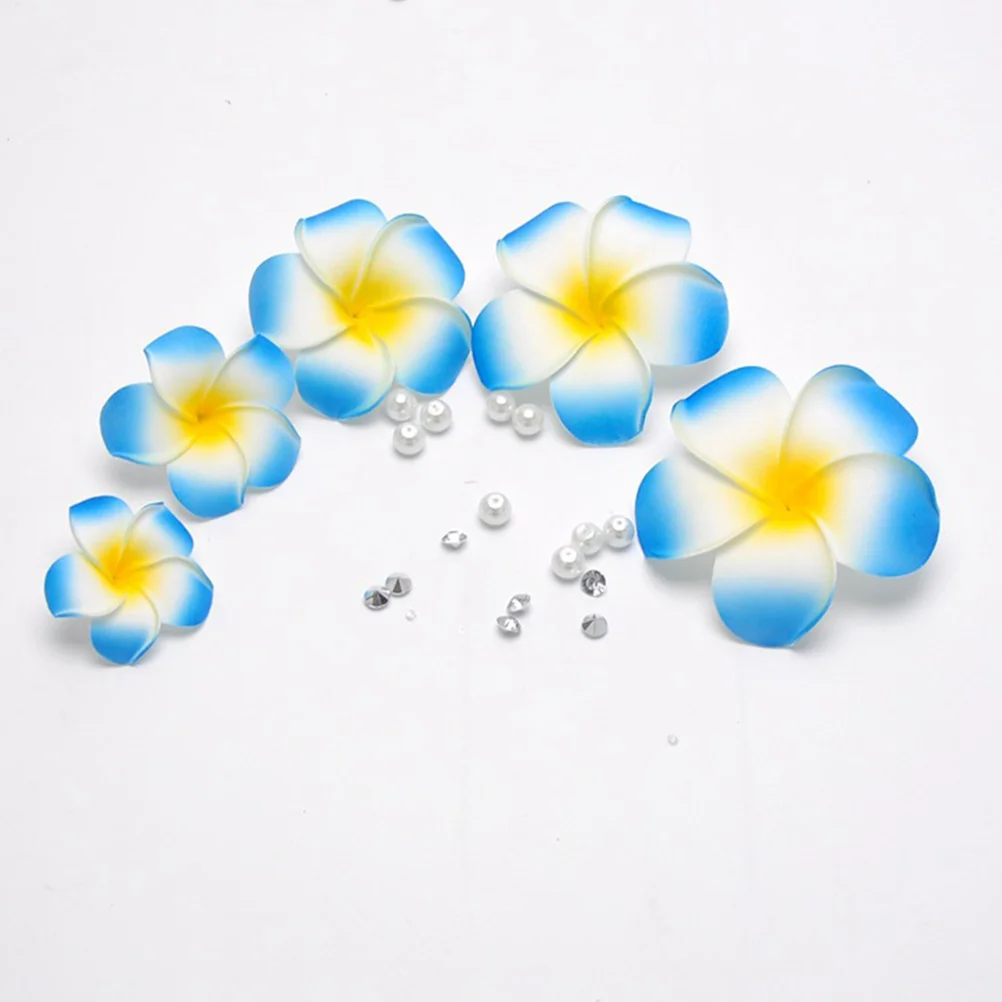 15 шт. гавайские украшения заколки для волос с цветами цветы плюмерии аксессуаров