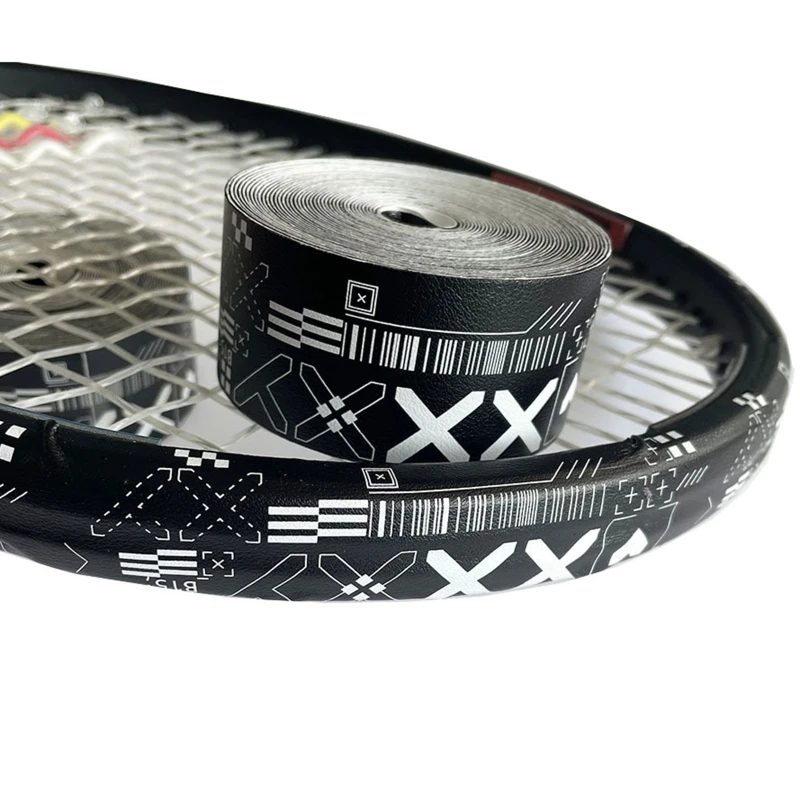 

5M Printing 3.5cm Width Tennis Racket Paddle racket Head Protection Tape Reduce The Impact Friction Stickers 24BD