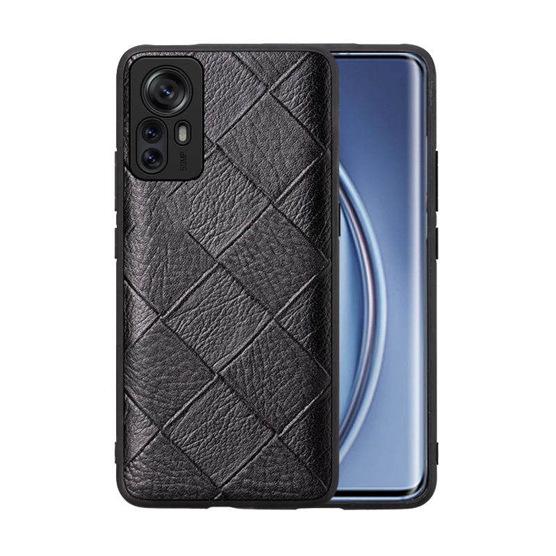 

Чехол из натуральной кожи для телефона Xiaomi Mi 10 9 9se 8 Pro Note 10 Mix 2s, чехол с ромбовидной текстурой