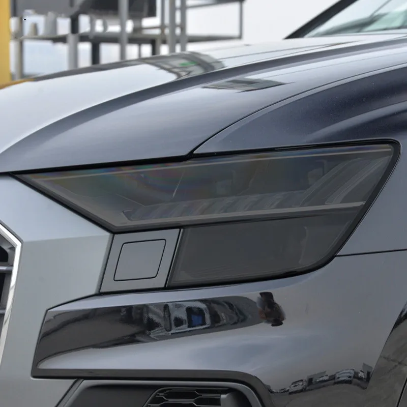 For Audi Q2 Q3 F3 8U Q5 Q7 4M Q8 SQ2 SQ5 SQ8 RSQ3 RSQ8 Car Headlight Tint Smoked Black Protective Film TPU Sticker Accessories For Audi Q2 Q3 F3 8U Q5 Q7 4M Q8 SQ2 SQ5 SQ8 RSQ3 RSQ8 Car Headlight Tint Smoked Black Protective Film TPU Sticker Accessories