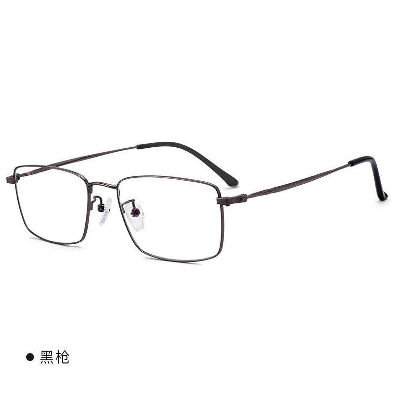 

55mm Ultra clear alloy full frame square eyeglass frame for men and women anti blue prescription eyeglass frame 39099