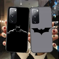 batman phone cover for samsung galaxy s30 s21 fe s20 s7 s5 s8 plus s9 s10 s10e s21 ultra note 10 lite phone case