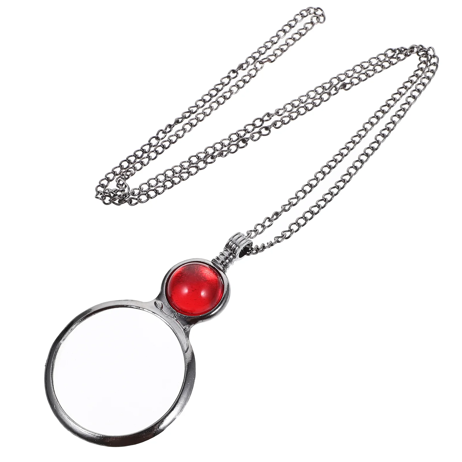

Magnifying Glasses Vintage Necklace Pendant Magnifier Decor Iron Gift Elder Hanging