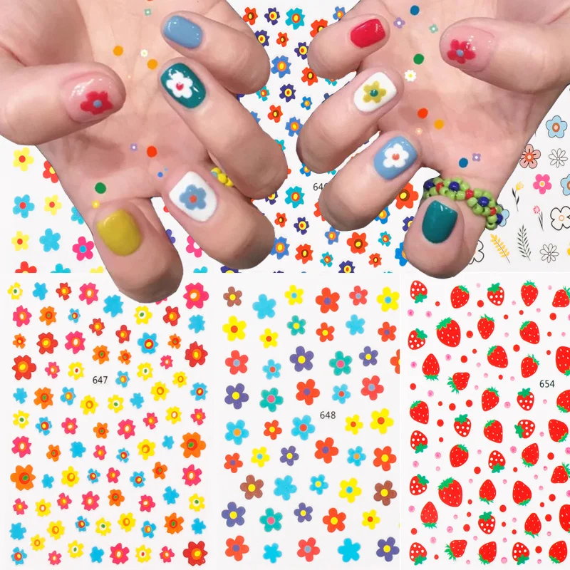 

Наклейки для дизайна ногтей, 1 лист