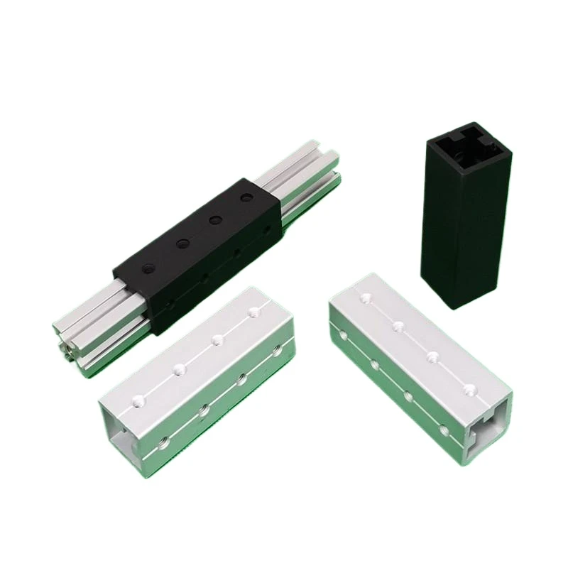 Удлиненный соединитель алюминиевого профиля квадратный корпус 202030304040 опорный