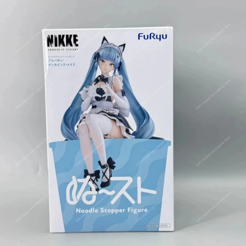 Фото 100% Оригинальные коллекционные фигурки FuRyu Noodle Stopper NIKKE Privaty Unkind Maid Version для декора рабочего стола и дома, подарки, в наличии №4
