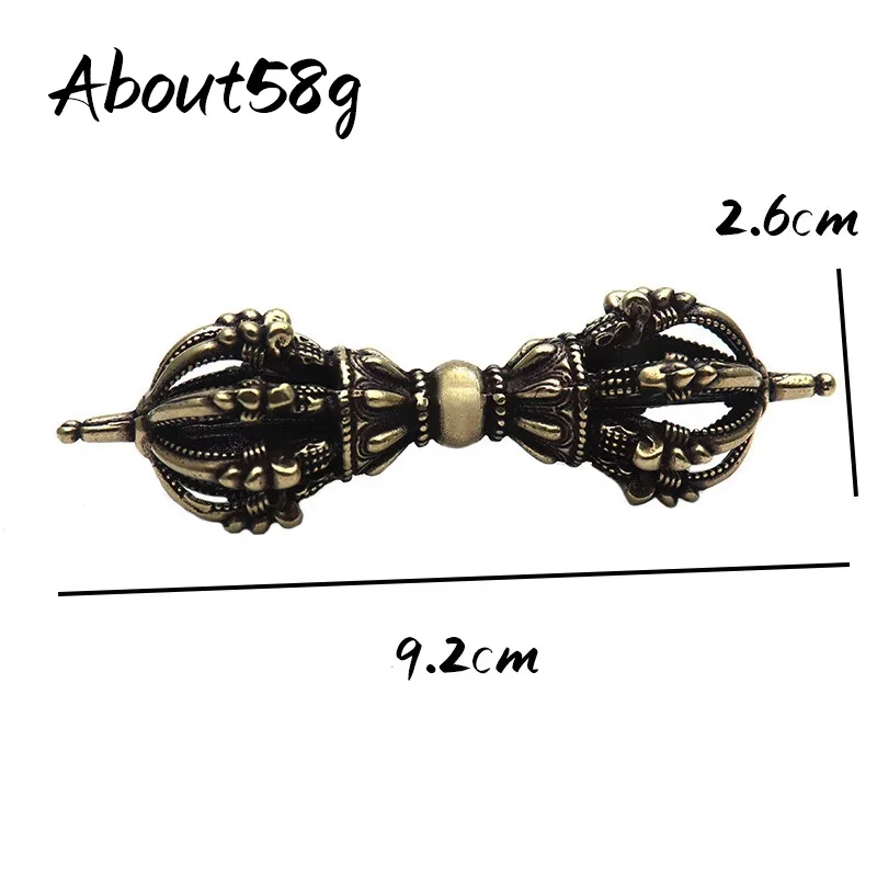 

Антикварный ваджри пестик из меди Ba Jin