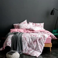marble bedding set nordic duvet cover set for bedroom soft bedspreads for double bed home comfortable quilt cover and pillowcase