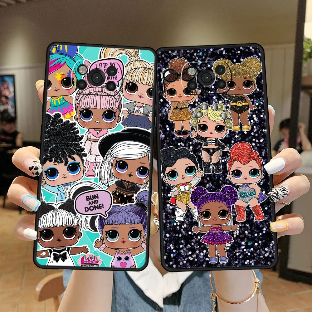 TPU Protection Case for Xiaomi Poco Redmi 8 X3 NFC Note 9 9S 10 11 Pro M3 F3 X4 7 11S Note10 8T LOL Surprise Cartoon Celular