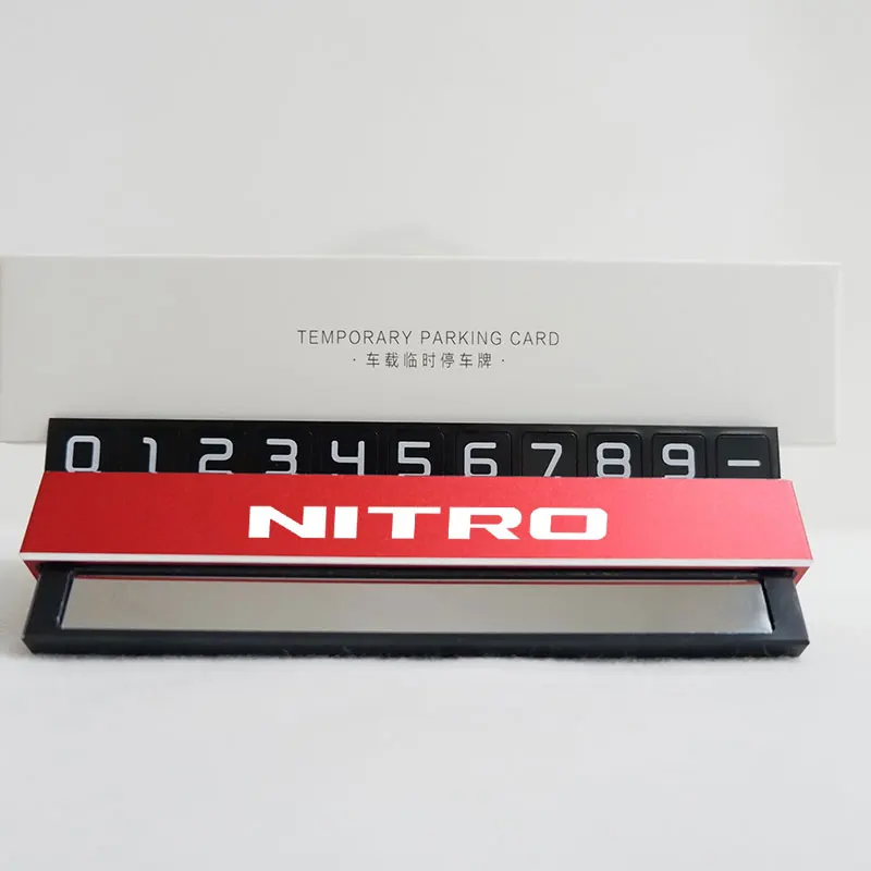 

Автомобильная Временная парковочная карта для Dodge Nitro, номер телефона, остановочный знак для Dodge Challenger Caliber Journey Ram 1500 Nitro Дротика