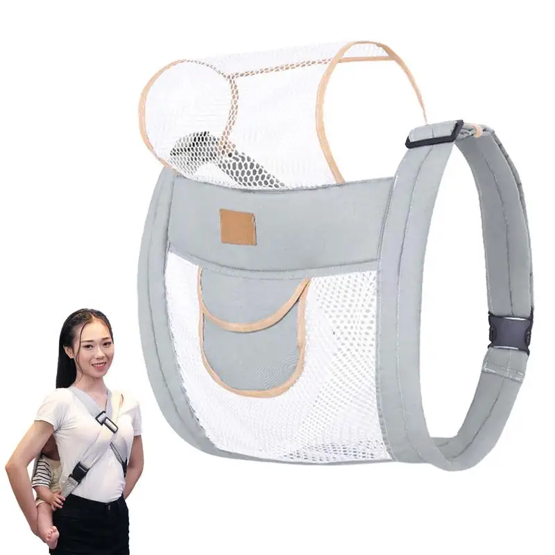 

Backpack Infant Carrier Cotton Infant Wrap Carrier With Soft Breathable Air Mesh And Adjustable Buckles For Newborns Up To 20 Kg