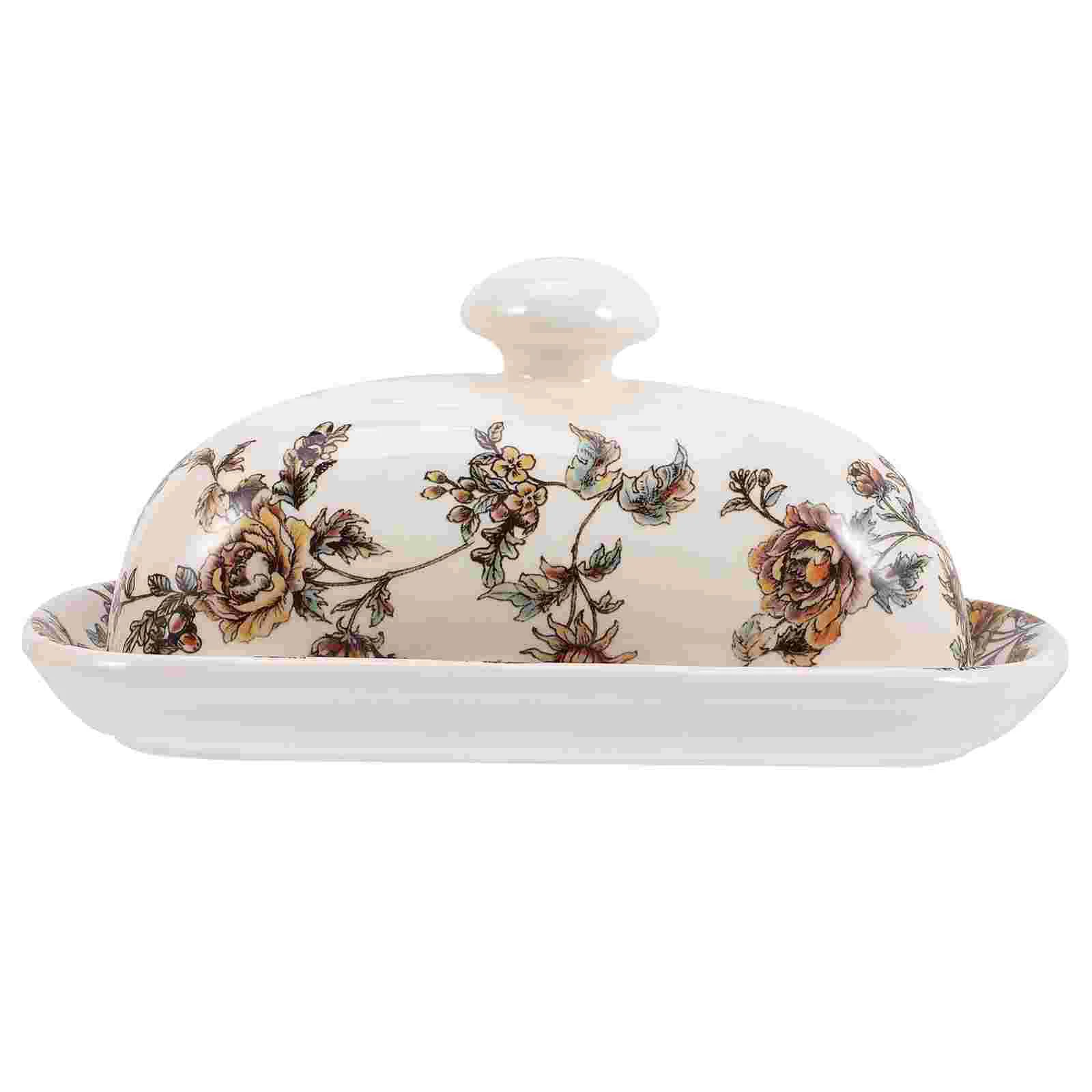 

Butter Dish Cheese Box Storage Flutter Starterkitchen Household Holderlid Container