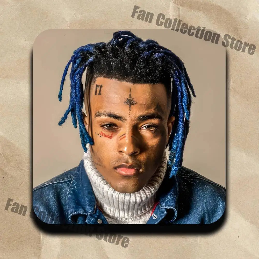 Фото Магниты на холодильник с сублимационной печатью: Рэпер X-Xxxtentacion, мультяшные аниме-персонажи, милые магниты, персонализированные сублимационные товары для кухни №3