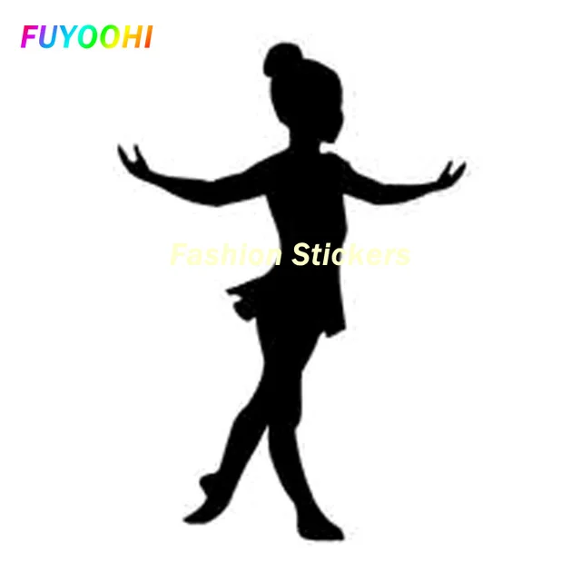 

FUYOOHI Exterior/Protection Fashion Stickers Little Girl Ballet Dance Vinyl Car-Styling Decor Decal Car Styling Auto Accessories