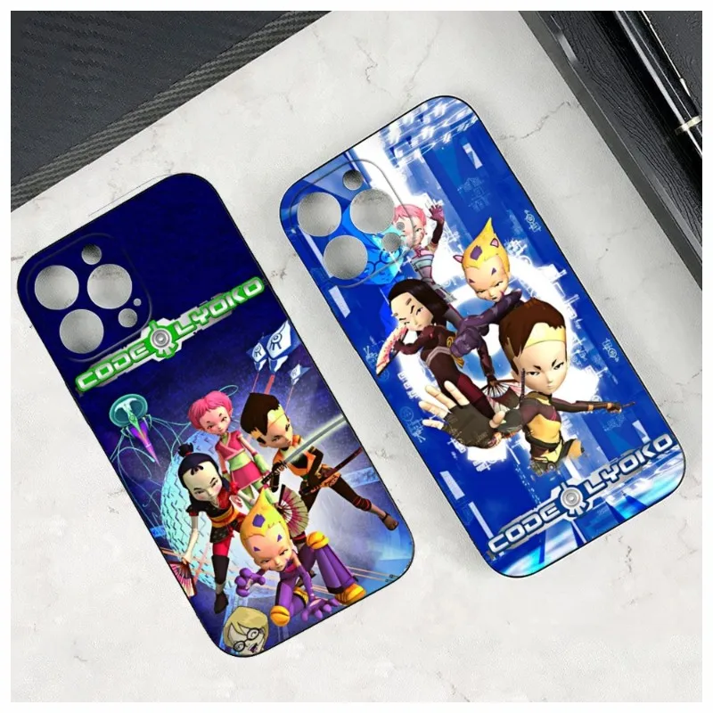 Мультяшный код Lyoko чехол для телефона для Iphone14 12 11 Pro Max Mini X XR XS 7 8 14 Max SE 2020 мягкие чехлы для телефонов