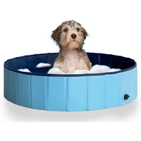 6020cm pet swimming pool best dog pet bathing tub cleaning supplies portable folding pvc animal washing pool for dogs cats