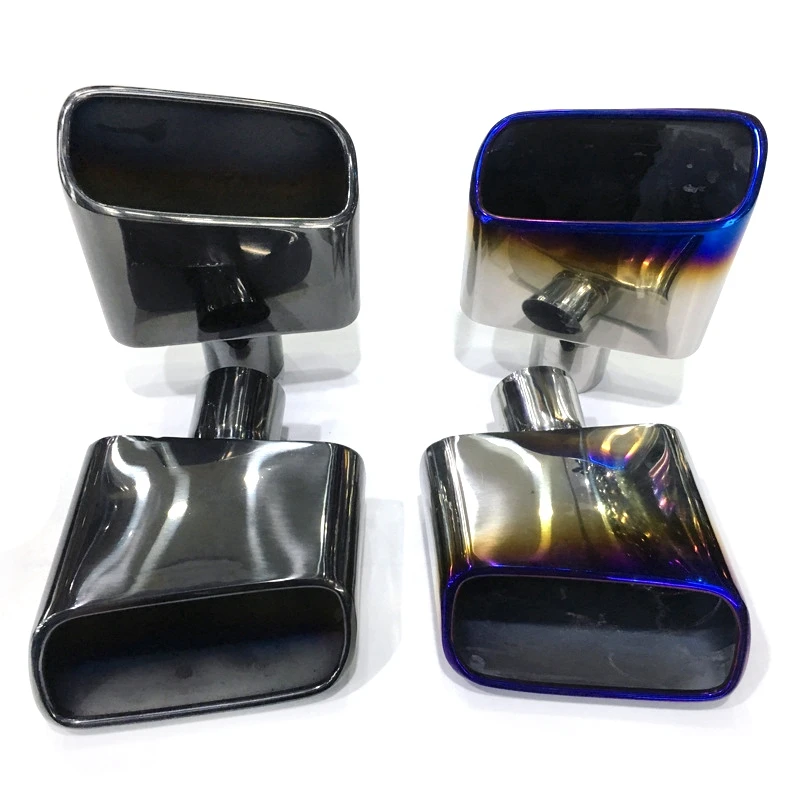 

1 Pair Stainless Steel Car Muffler Tip Cover Exhaust Pipe For BMW 5 Series F10 F11 F18 F07 E39 E60 E61 525i 528i 530i 535d 535i