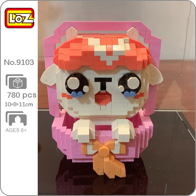 

LOZ 9103 Zodiac Aries Constellation Sheep Cradle Pocket Animal Doll Mini Diamond Blocks Bricks Building Toy for Children no Box