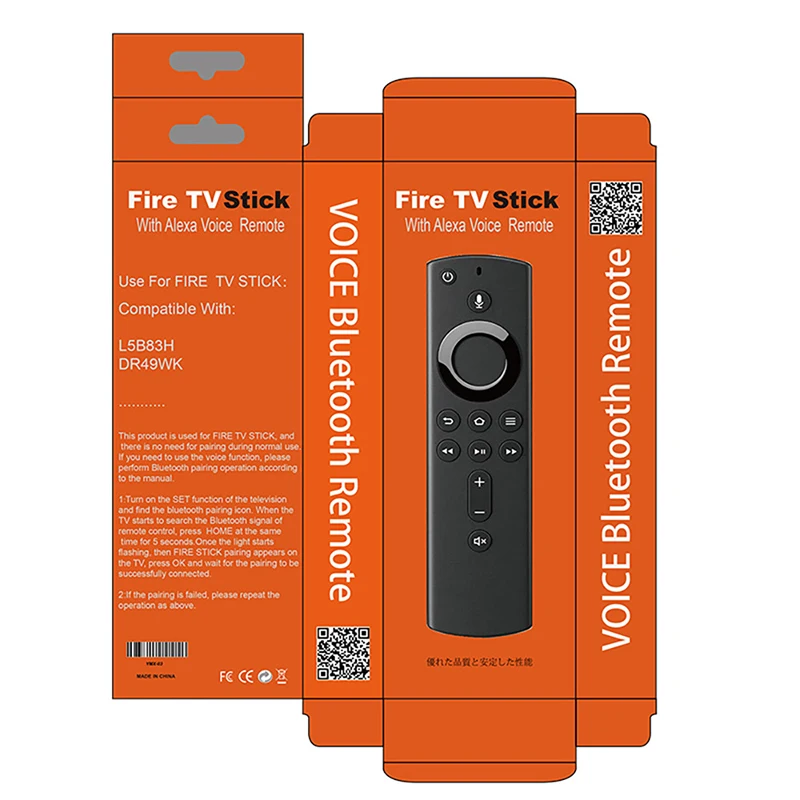Replacement Voice Remote Control (2nd GEN) L5B83H with Power and Volume Fit for Amazon 2nd Gen Fire TV Cube