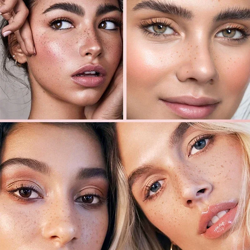 1 шт. коричневая Реалистичная ручка в виде веснушек водостойкая долговечная