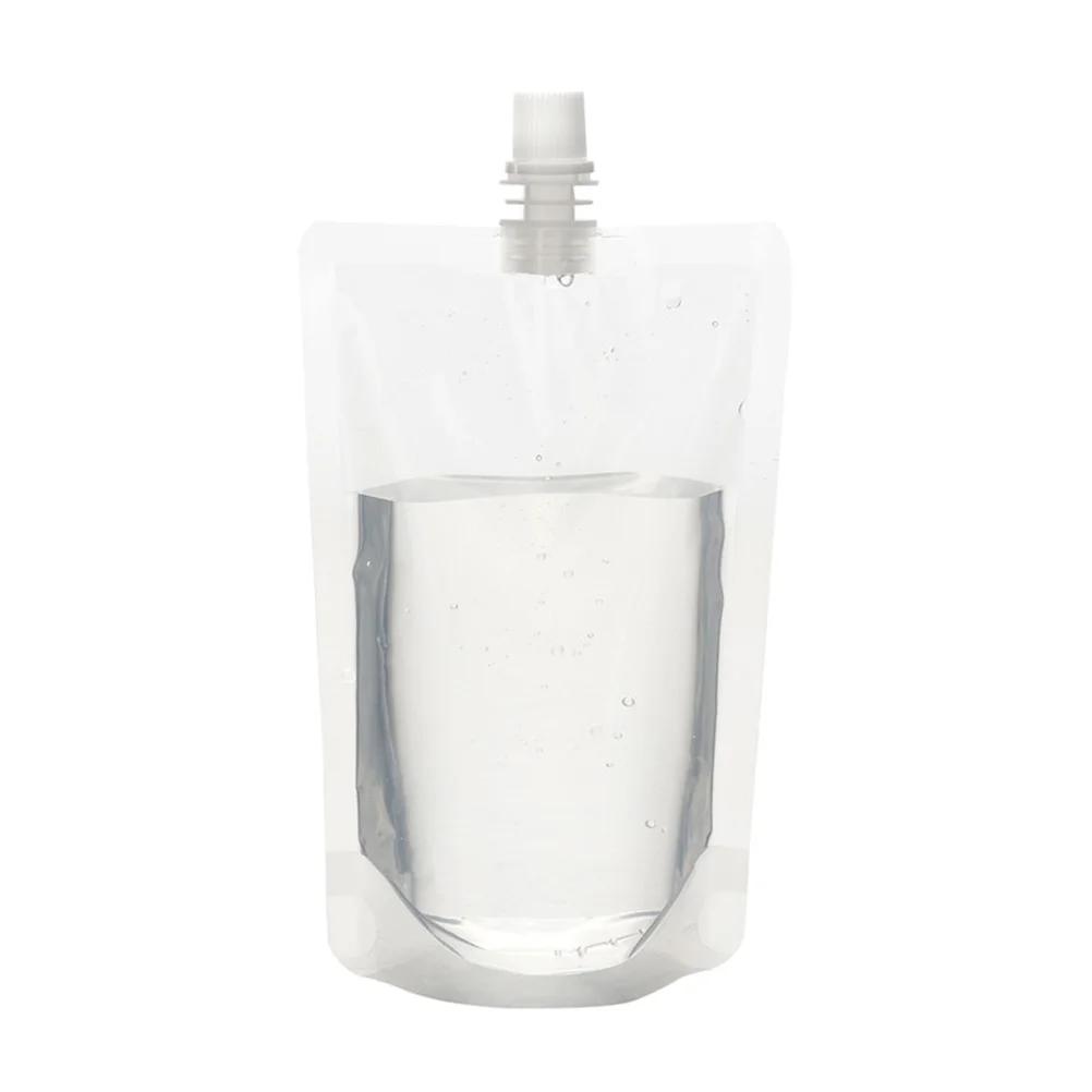 

Flask Pouch Bags Bag Drink Pouchesliquor Flasks Drinking Beverageout Takedisposable Cruise Clear Container Spoutliquid Reusable