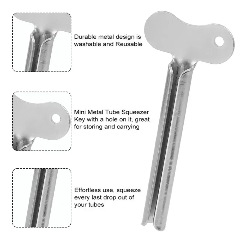 20/1 шт. соковыжималки для тюбиков зубной пасты из нержавеющей стали металлический