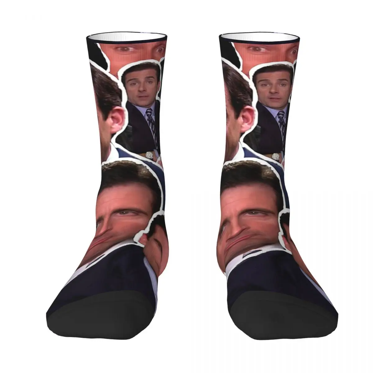Michael Scott - The Office Collage Adult Socks,Unisex socks,men Socks women Socks