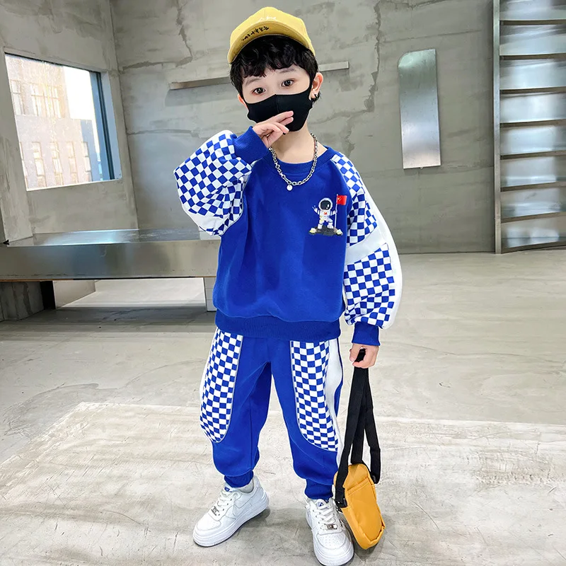 Children Clothing Set Boys Sport Suits Spring Autumn Casual Kids Tracksuits Clothes Children's Two-Piece Suit 4 6 8 10 12 Years