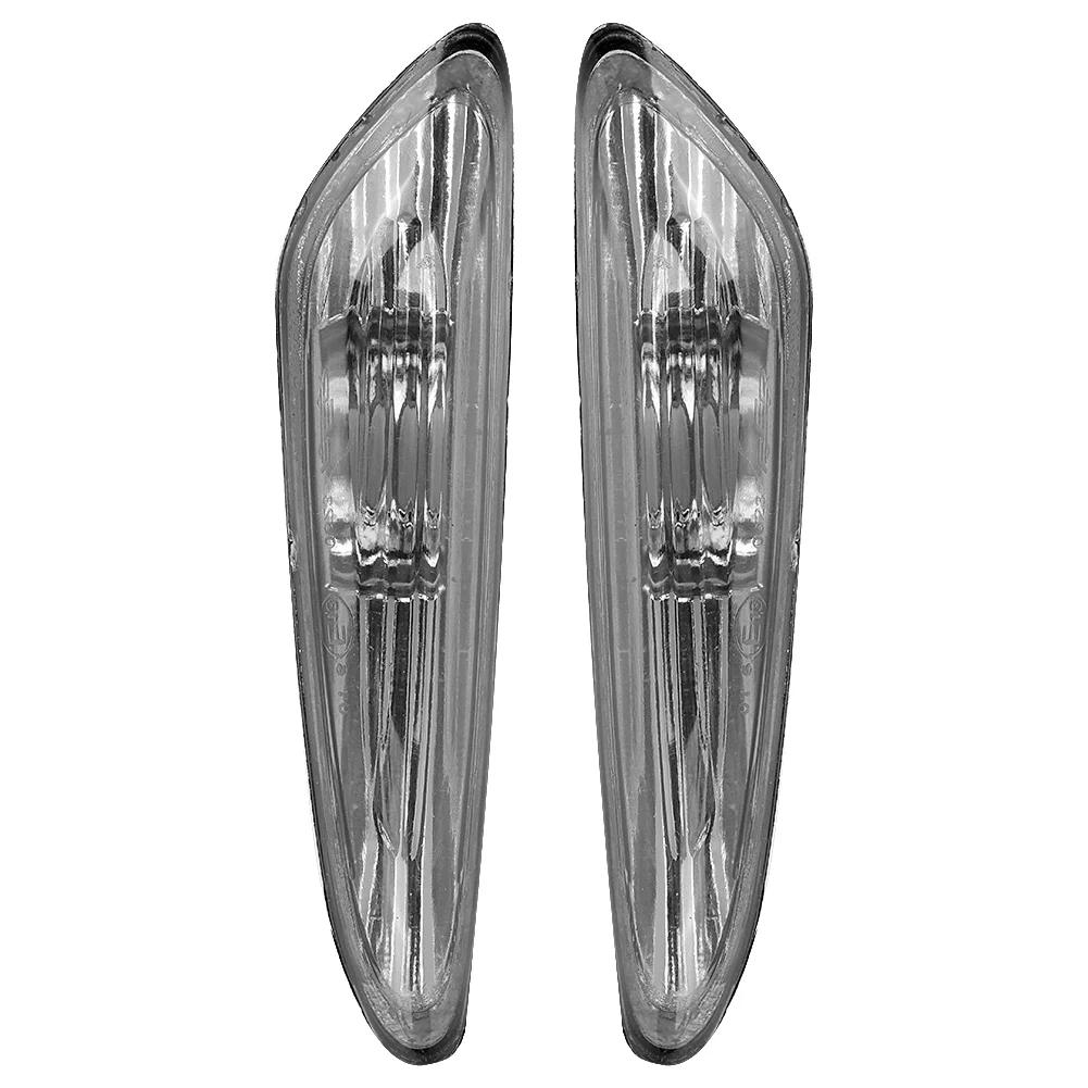 

1 Pair Turn Signal Side Marker Lamp Cover 63137165915 63137165916 Fit for E46 325i Smoked