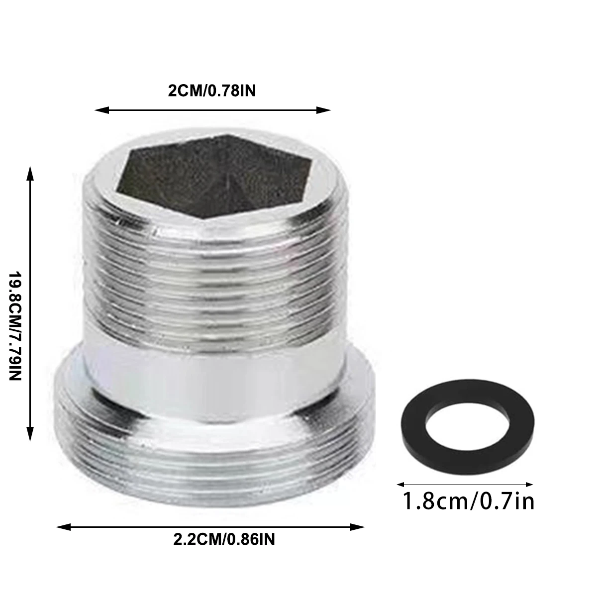 

Адаптер для смесителя латунный M22 16 18 20 22 24 мм