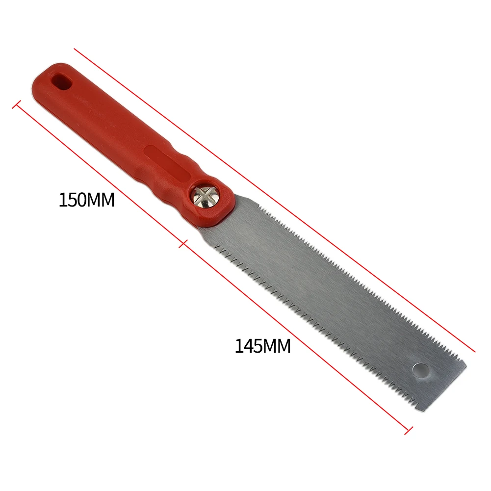 

Woodworking Double Sides 65mn Steel Hand Saw Tenon 3-edge Tooth Cutting Plastic For Garden Woodworking Dry And Wet Wood Tools